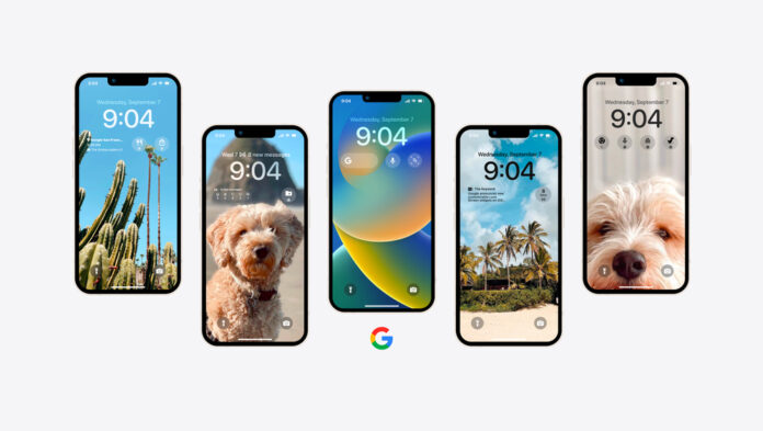 Google begins rolling out its iOS 16 Lock Screen widgets