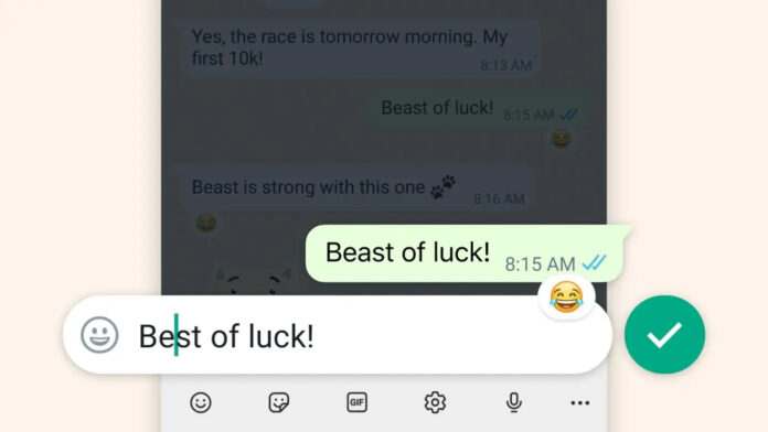 WhatsApp allows users to edit messages for 15 minutes