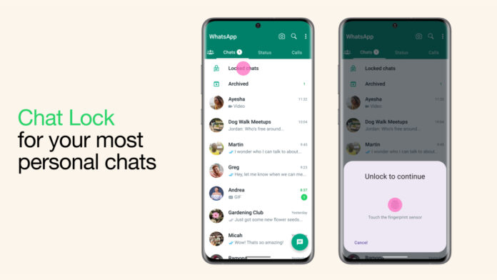 WhatsApp now allows you to lock and conceal the chats